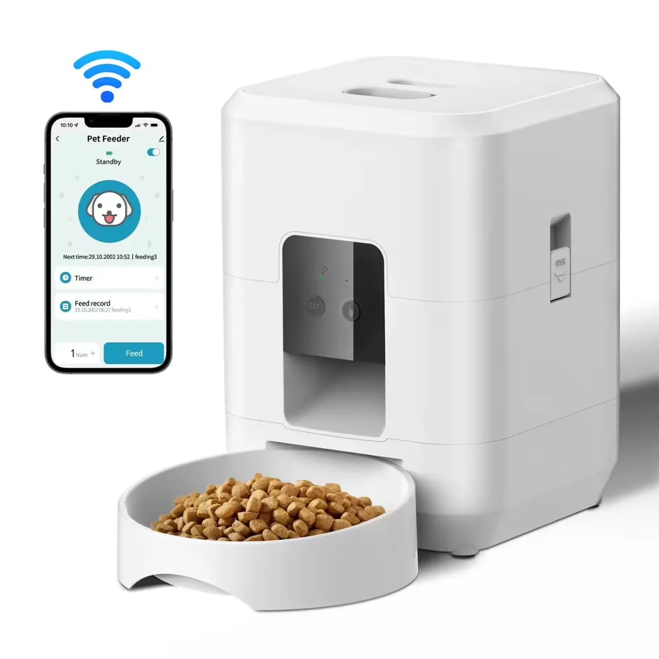 Distributeur automatique de nourriture pour chat et chien